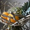 Artistieke Fruitmand van Metalen Takken Goud M - Afbeelding 5
