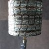 Fluwelen Lampenkap met Krokodil Print 20 x 20 cm