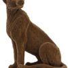 Ornament Cheetah/Luipaard Stel Bruin Fluweel - Afbeelding 3