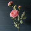 Kunst Zijde Bloem Ranonkel Roze - Afbeelding 2