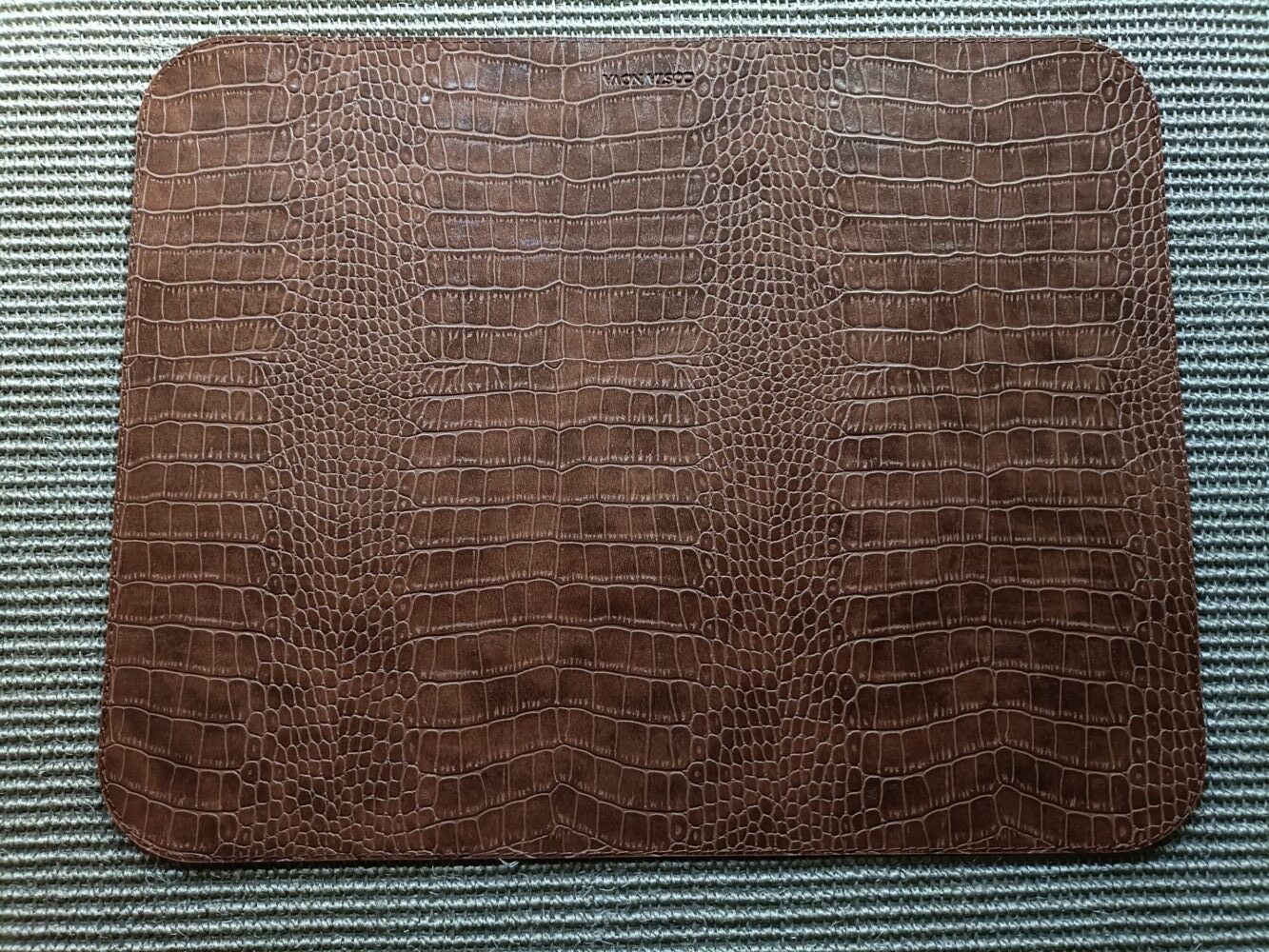 5 Costa Nova Kunst Krokodillenleer Placemats Bruin