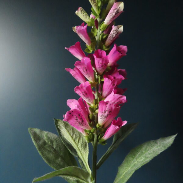 Kunst Zijde Bloem Digitalis/Vingerhoedskruid Roze - Afbeelding 3