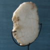 Decoratie Set Glazen Vaas Wit/Amber met Agaat Steen - Afbeelding 2