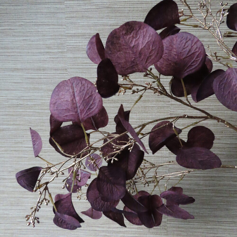 Artistieke Eucalyptus Tak met Blad en Bessen Goud - Afbeelding 3