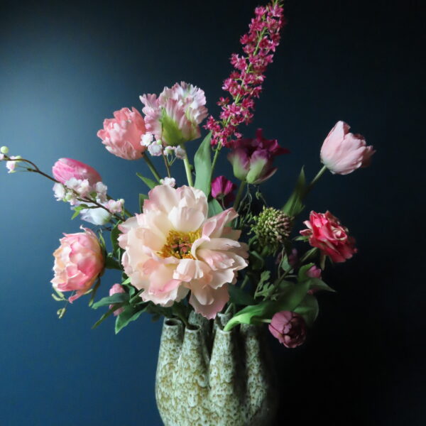 Groene Tulpen Vaas Chloë met Tulpen en Bloemen