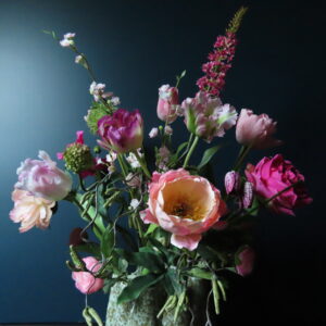 Groene Tulpen Vaas Chloë met Tulpen en Bloemen
