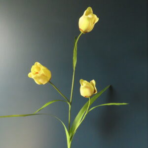 Kunst Zijde Bloem Himalaya Fritillaria Cirrhosa Geel