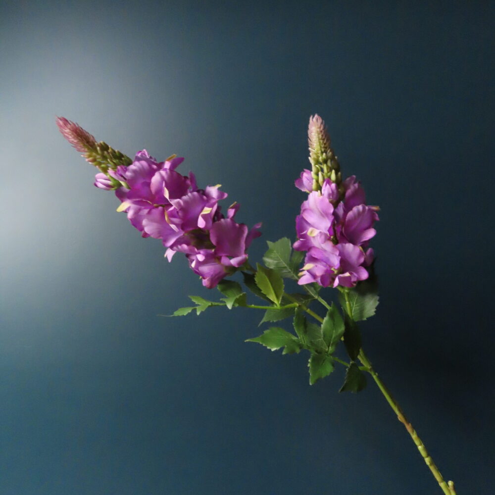 Kunst Zijde Bloem Floxglove Lila/Paars - Afbeelding 3