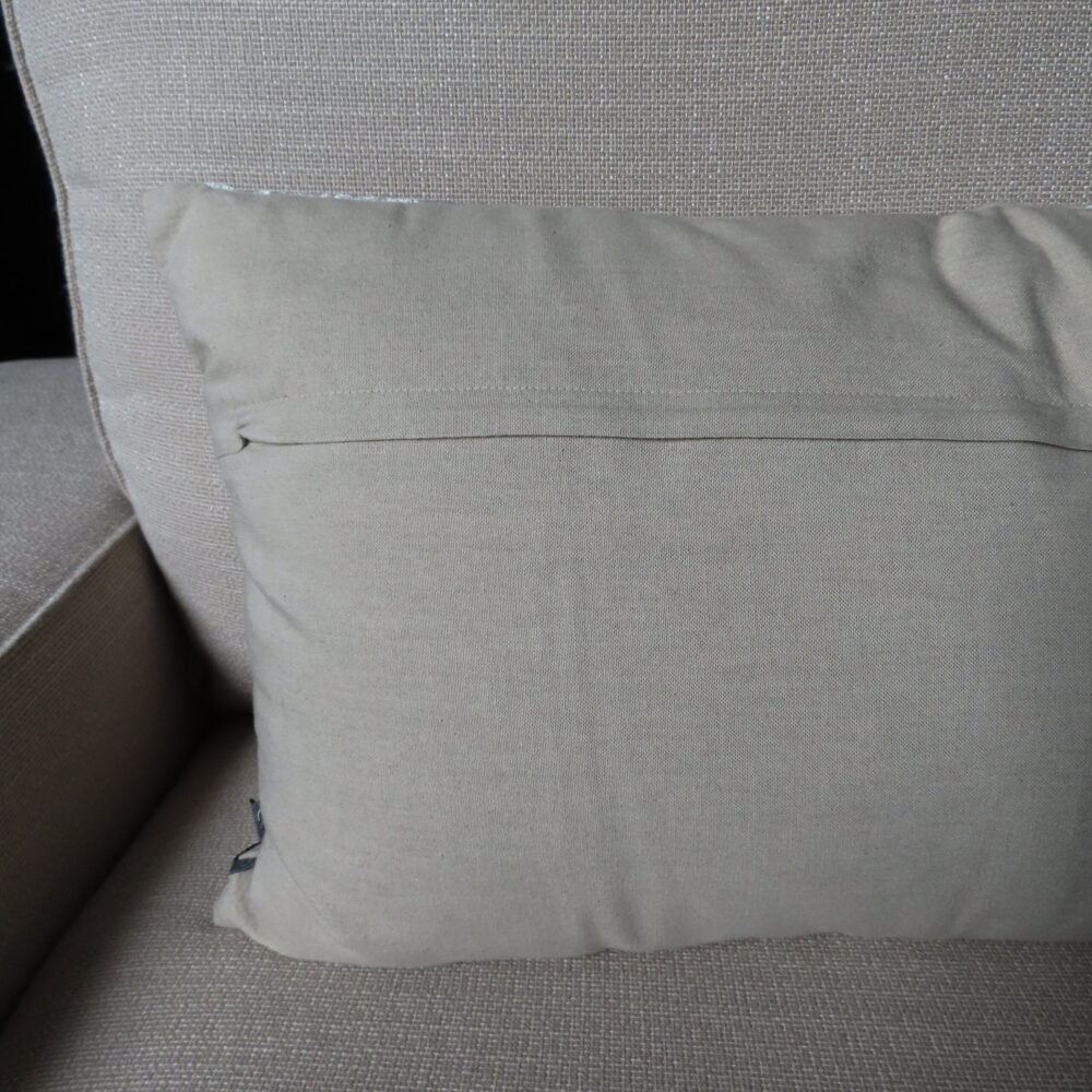 Luxe Sierkussen met Palm Design Crème/Beige - Afbeelding 2