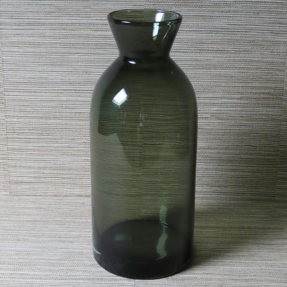 Handgemaakt Glazen Vaas Fles Design Olijfgroen